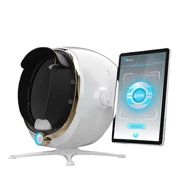 AI-Powered 3D Skin Analysis & Microscopic Testing Device – Premium Clinic Diagnostic System