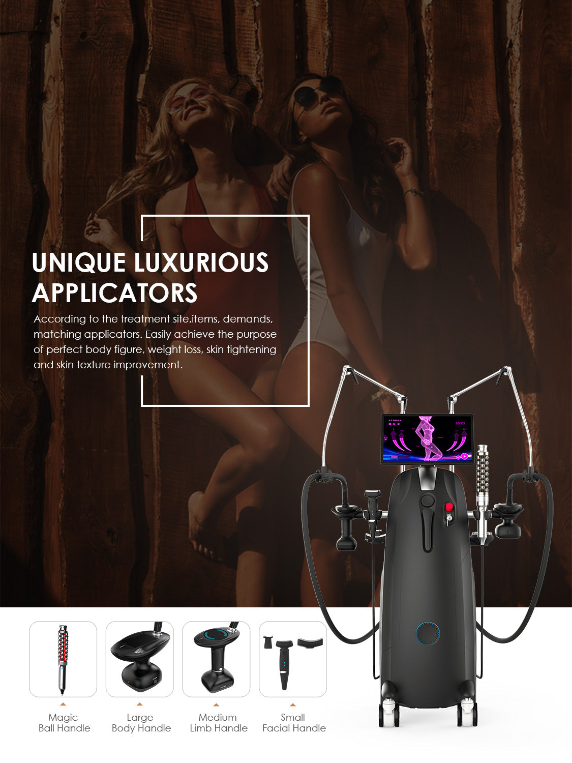 V-Shape PLATINUM – Advanced Multi-Applicator Body Contouring & Skin Tightening System