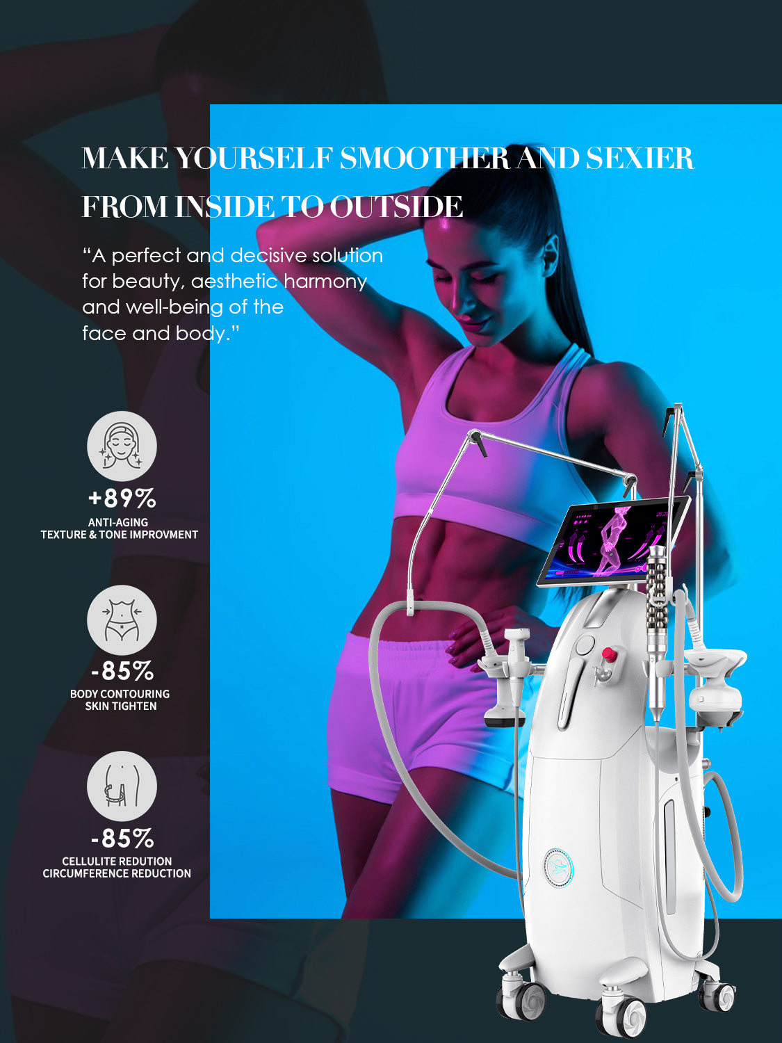 V-Shape PLATINUM – Advanced Multi-Applicator Body Contouring & Skin Tightening System