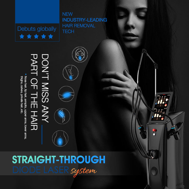 Premium Diode Laser Hair Removal + AI Hair Detection – Advanced Technology for Modern Clinics