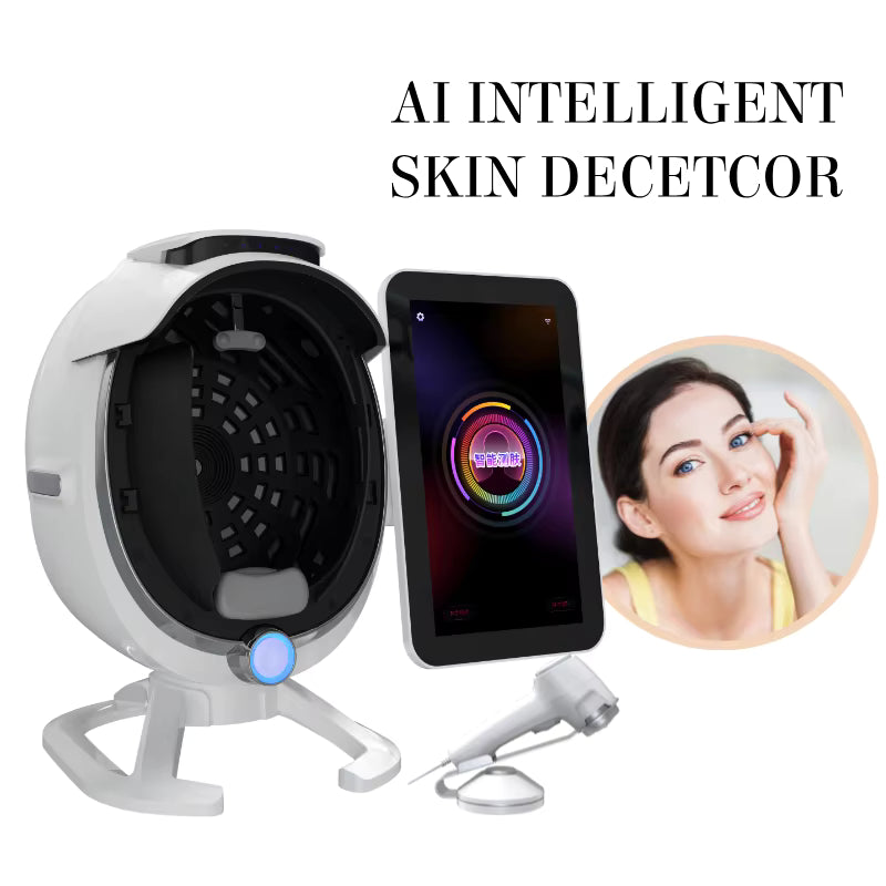 AI-Powered 3D Skin Analysis & Microscopic Testing Device – Premium Clinic Diagnostic System