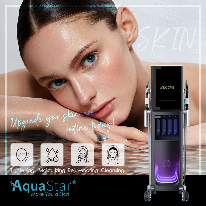 AquaStar Hydra + Skin Detection System – CE Certified, FDA Approved Premium Hydradermabrasion Platform