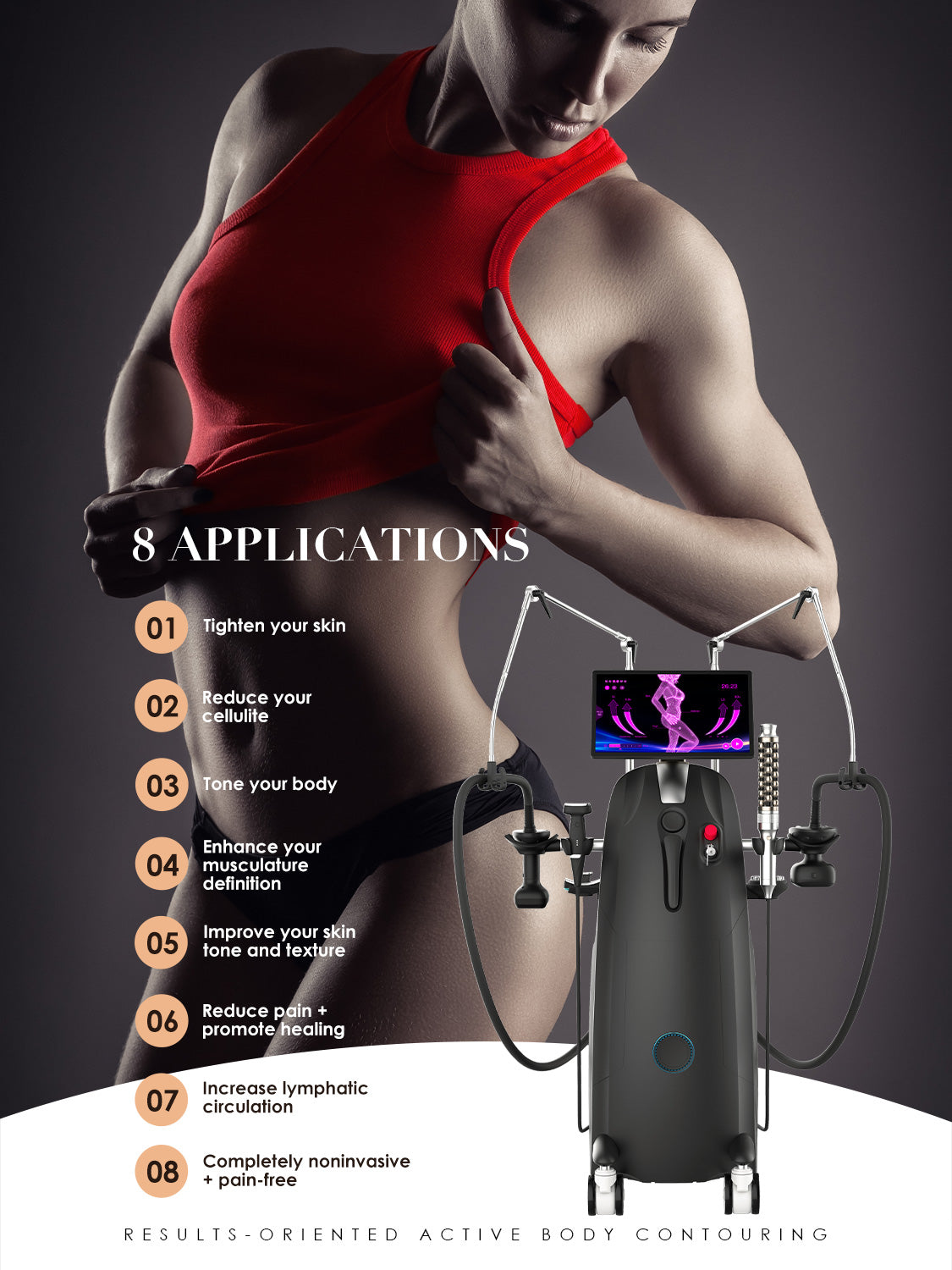V-Shape PLATINUM – Advanced Multi-Applicator Body Contouring & Skin Tightening System